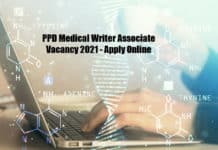 PPD Medical Writer Associate Vacancy 2021 - Apply Online