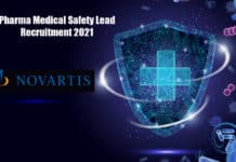 Pharma Medical Safety Lead Recruitment 2021 - Novartis