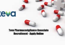 Teva Pharmacovigilance Associate Recruitment - Apply Online