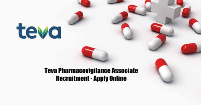 Teva Pharmacovigilance Associate Recruitment - Apply Online