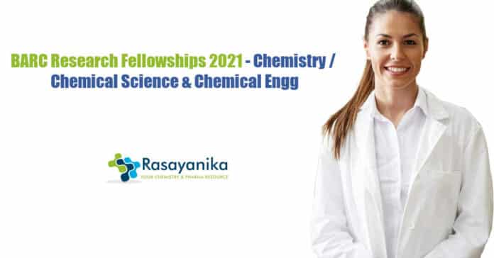 BARC Research Fellowships 2021