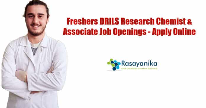 Freshers DRILS Research Chemist