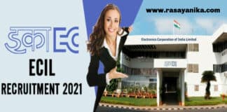 Govt ECIL Chemistry Job Opening 2021 - Applications Invited