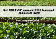 Govt NABI PhD Program July 2021 Announced - Applications Invited