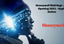 Honeywell R&D Engr Job Opening 2021 - Apply Online