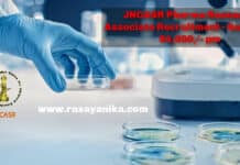 JNCASR Pharma Research Associate Recruitment - Salary Rs 54,000_- pm (1)