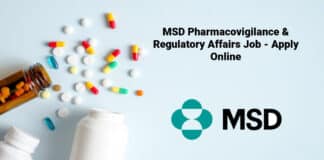MSD Pharmacovigilance & Regulatory Affairs Job - Apply Online