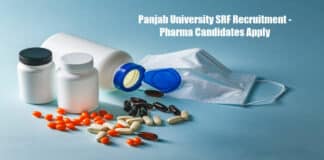 Panjab University SRF Recruitment - Pharma Candidates Apply