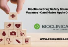 Bioclinica Drug Safety Scientist Vacancy - Candidates Apply Online