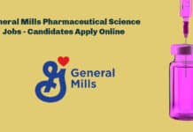 General Mills Pharmaceutical Science Jobs - Candidates Apply Online