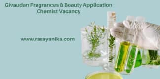 Givaudan Fragrances & Beauty Application Chemist Vacancy - Apply Online