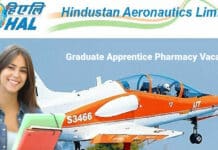 HAL Graduate Apprentice Pharmacy Vacancy - Hindustan Aeronautics Limited