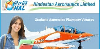 HAL Graduate Apprentice Pharmacy Vacancy - Hindustan Aeronautics Limited