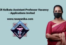 NIPER Kolkata Assistant Professor Vacancy - Applications Invited