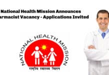 National Health Mission Announces Pharmacist Vacancy - Applications Invited