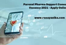 Parexel Pharma Support Consultant Vacancy 2021 - Apply Online