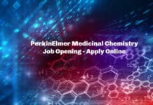 PerkinElmer Medicinal Chemistry Job Opening - Apply Online