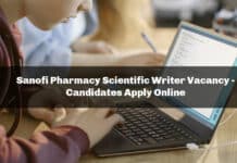 Sanofi Pharmacy Scientific Writer Vacancy - Candidates Apply Online