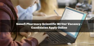 Sanofi Pharmacy Scientific Writer Vacancy - Candidates Apply Online