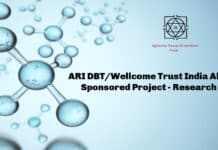 ARI DBT/Wellcome Trust India Alliance Sponsored Project - Research Job