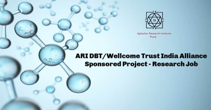 ARI DBT/Wellcome Trust India Alliance Sponsored Project - Research Job
