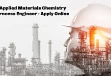 Applied Materials Chemistry Process Engineer - Apply Online