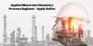 Applied Materials Chemistry Process Engineer - Apply Online