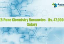 IISER Pune Chemistry Vacancies