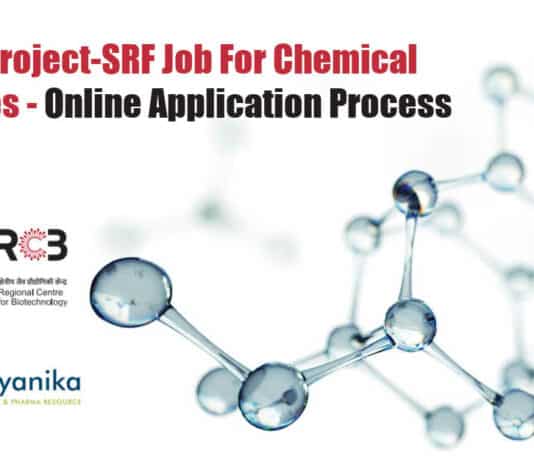 RCB Project-SRF Job
