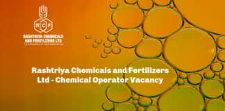 Rashtriya Chemicals and Fertilizers Ltd - Chemical Operator Vacancy
