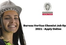 Bureau Veritas Chemist Job Opening 2021 - Apply Online