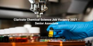 Clarivate Chemical Science Job Vacancy 2021 - Senior Associate