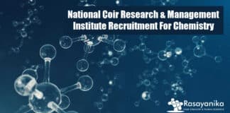 Govt NCRMI Chemistry Jobs