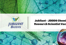 Jubilant - JDDDS Chemistry Research Scientist Vacancy - Apply