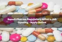 Sanofi Pharma Regulatory Affairs Job Opening - Apply Online