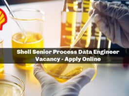 Shell Senior Process Data Engineer Vacancy - Apply Online