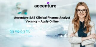 Accenture SAS Clinical Pharma Analyst Vacancy - Apply Online
