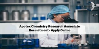 Apotex Chemistry Research Associate Recruitment - Apply Online