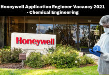 Honeywell Application Engineer Vacancy 2021 - Chemical Engineering