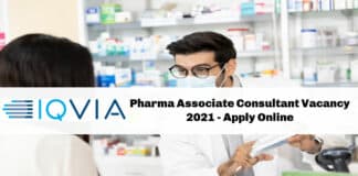 IQVIA Pharma Associate Consultant Vacancy 2021 - Apply Online