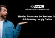 Nandan Petrochem Ltd Freshers QC Job Opening - Apply Online