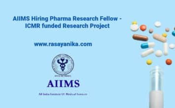 AIIMS Hiring Pharma Research Fellow – ICMR funded Research Project AIIMS Hiring Pharma Research Fellow - ICMR funded Research Project