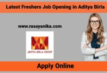 Aditya Birla Freshers Job