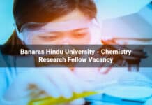 Banaras Hindu University - Chemistry Research Fellow Vacancy