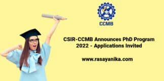 CSIR-CCMB Announces PhD Program 2022 - Applications Invited