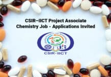 CSIR–IICT Project Associate Chemistry Job - Applications Invited