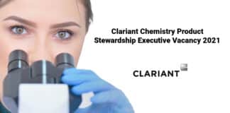 Clariant Chemistry Product Stewardship Executive Vacancy 2021