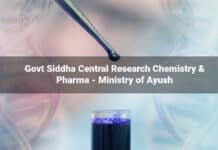 Govt Siddha Central Research Chemistry & Pharma - Ministry of Ayush