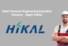 Hikal Chemical Engineering Executive Vacancy - Apply Online