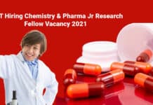 INST Jr Research Fellow Vacancy 2021 - Applications Invited